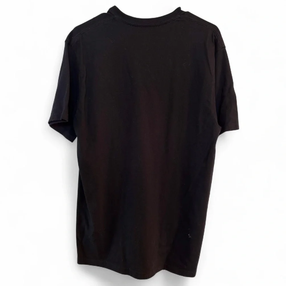 Foot Locker Men's Black V-Neck Short Sleeve Athletic Tee Shirt Large